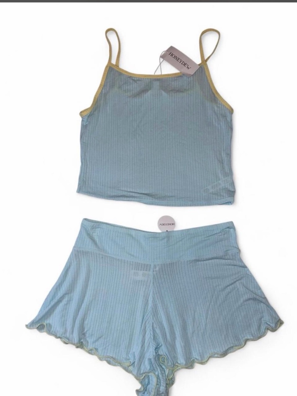 Honeydew Janelle Cami Aqua Shortie Set-Size Small